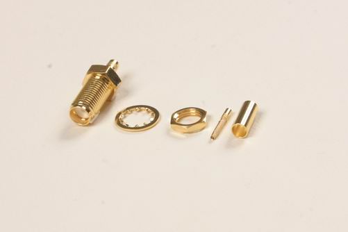 SMA STR CONN. KIT JACK R/P FOR RG178 CABLE(11.4)